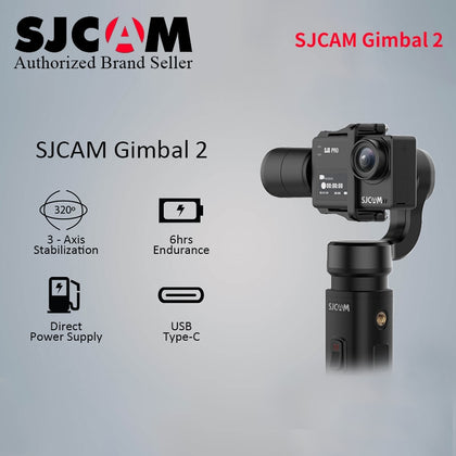 SJCAM SJ8 Pro Plus Air Handheld GIMBAL SJ-Gimbal 2 3 Axis Stabilizer for SJ7 Star SJ6 Legend  SJ8 plus pro yi 4k Action cam