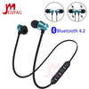 MEUYAG Magnetic Wireless bluetooth Earphone XT11 music headset Phone Neckband sport Earbuds Earphone with Mic For iPhone Samsung