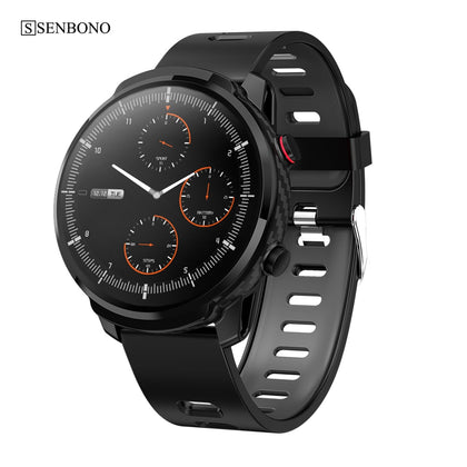 SENBONO S10 Full touch Smart Watch Men Women Sports Clock Heart Rate Monitor Weather Forecast Smartwatch for IOS Android phone