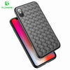 FLOVEME Soft Phone Case For iPhone 8 X XS 11 Pro Max Luxury Grid Cases For iPhone 6 6s 7 8 Plus XR XS Cover Silicone Accessories
