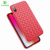 FLOVEME Soft Phone Case For iPhone 8 X XS 11 Pro Max Luxury Grid Cases For iPhone 6 6s 7 8 Plus XR XS Cover Silicone Accessories
