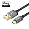 Ugreen Micro USB Cable 2.4A Nylon Fast Charge USB Data Cable for Samsung Xiaomi LG Tablet Android Mobile Phone USB Charging Cord