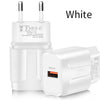 YKZ Quick Charge 3.0 18W QC 3.0 4.0 Fast charger USB portable Charging Mobile Phone Charger For iPhone Samsung Xiaomi Huawei