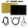 Portable Monitor hdmi touch screen 13.3 inch 2K PC PS4 Xbox 360 1080P IPS LCD LED Display for Raspberry Pi switch laptop