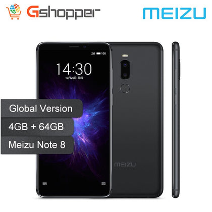 Global Version Meizu Note 8 4GB 64GB Mobile Phone Snapdragon 632 Octa Core Note8 Smartphone Full Metal Body Dual Rear Camera