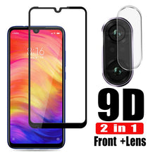 2-in-1 Camera Glass For Redmi Note 7 Tempered Glass Screen Protector For Xiaomi Redmi Note 8 7 Pro 8T Mi 9 SE 8 Lite A3 9T Glass