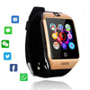 Q18 Bluetooth Smart Watch Q18 Fitness Tracker Touch Screen Support APP Download TF Sim Card Camera Dial /Call for Android Phone