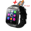 Q18 Bluetooth Smart Watch Q18 Fitness Tracker Touch Screen Support APP Download TF Sim Card Camera Dial /Call for Android Phone