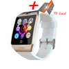 Q18 Bluetooth Smart Watch Q18 Fitness Tracker Touch Screen Support APP Download TF Sim Card Camera Dial /Call for Android Phone