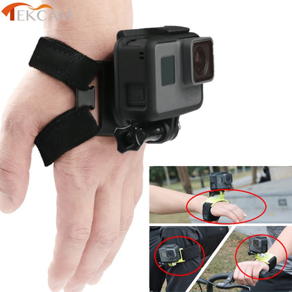 Tekcam 3IN1 360 Rotation Wrist Strap Hand Strap Leg Strap Mount Holder for Action Camera Go pro hero 7/6/5/4/3 xiaomi yi/yi 4k/