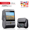 4K DVR Dual Dash Cam VIOFO A129 Pro Duo 3840*2160P Ultra HD 4K front rear Dash Camera Sony 8MP Sensor GPS Wi-Fi car cam G-sensor