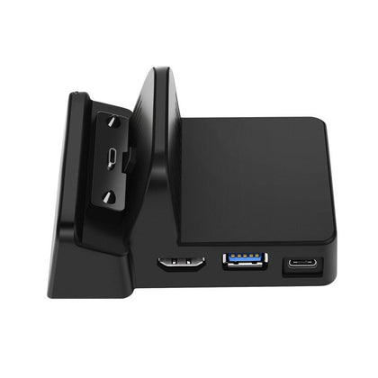 Newest Replacement Dock Case for Nintend Switch Dock Cooling Base DIY Modified Portable Mini Video Game Console Charging Dock